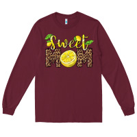 Burgundy sweet mom lemon Long Sleeve Tee - BarkalooDesign