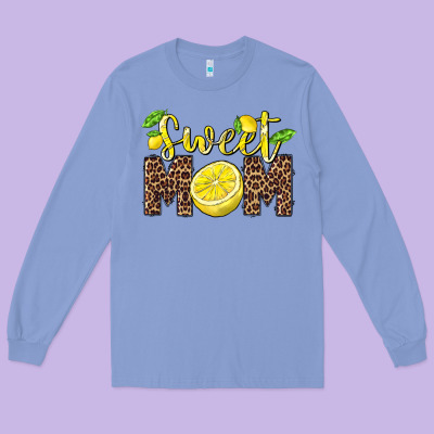 Sweet Mom Lemon Long Sleeve Tee Designed By Barkaloodesign