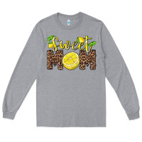 Heather Grey sweet mom lemon Long Sleeve Tee - BarkalooDesign