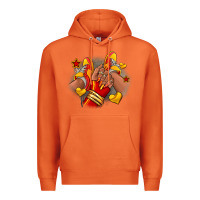 Carrot Softball afro girl sneakers Premium Hoodie - RanaPortraitStore