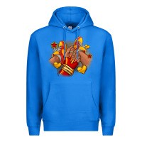 True Royal Softball afro girl sneakers Premium Hoodie - RanaPortraitStore