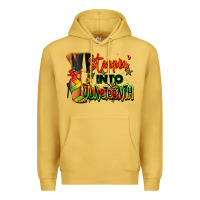 Antique Gold Steppin' into Juneteenth black fashion girl Premium Hoodie - RanaPortraitStore