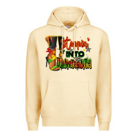 Pina Colada Steppin' into Juneteenth black fashion girl Premium Hoodie - RanaPortraitStore