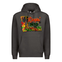 Smoke Steppin' into Juneteenth black fashion girl Premium Hoodie - RanaPortraitStore