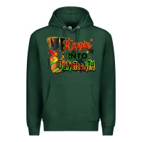 Sports Green Steppin' into Juneteenth black fashion girl Premium Hoodie - RanaPortraitStore