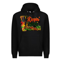 Black Steppin' into Juneteenth black fashion girl Premium Hoodie - RanaPortraitStore