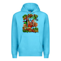 Ocean Blue Steppin' into Juneteenth sneaker and heel afro wom Premium Hoodie - RanaPortraitStore