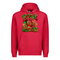 Cardinal Steppin' into Juneteenth sneaker and heel afro wom Premium Hoodie - RanaPortraitStore