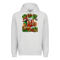 Dove Grey Steppin' into Juneteenth sneaker and heel afro wom Premium Hoodie - RanaPortraitStore