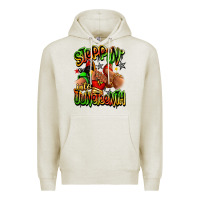 Oatmeal Heather Steppin' into Juneteenth sneaker and heel afro wom Premium Hoodie - RanaPortraitStore