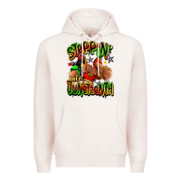 Pale Pink Steppin' into Juneteenth sneaker and heel afro wom Premium Hoodie - RanaPortraitStore