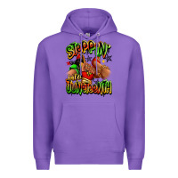 Purple Steppin' into Juneteenth sneaker and heel afro wom Premium Hoodie - RanaPortraitStore