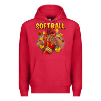 Cardinal Softball life afro girl sneakers Premium Hoodie - RanaPortraitStore