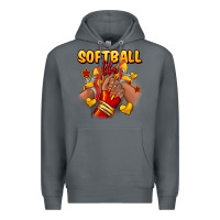 Rock Softball life afro girl sneakers Premium Hoodie - RanaPortraitStore