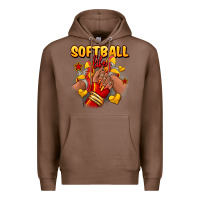 Chestnut Softball life afro girl sneakers Premium Hoodie - RanaPortraitStore