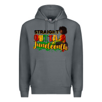 Rock Straight outta Juneteenth Premium Hoodie - RanaPortraitStore