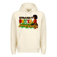 Sandshell Straight outta Juneteenth Premium Hoodie - RanaPortraitStore