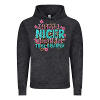 Vintage Black i'll try to be nicer if you'll try ti be smarter Vintage Hoodie - AdoDesignShop