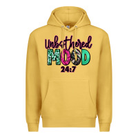 Antique Gold Unbothered mood 24:7 Premium Hoodie - RanaPortraitStore
