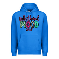 True Royal Unbothered mood 24:7 Premium Hoodie - RanaPortraitStore