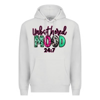 Dove Grey Unbothered mood 24:7 Premium Hoodie - RanaPortraitStore