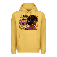 Antique Gold They whispered to her afro woman Premium Hoodie - RanaPortraitStore