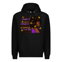 Black They whispered to her afro woman Premium Hoodie - RanaPortraitStore