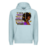 Blue Mist They whispered to her afro woman Premium Hoodie - RanaPortraitStore