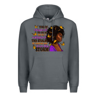 Rock They whispered to her afro woman Premium Hoodie - RanaPortraitStore