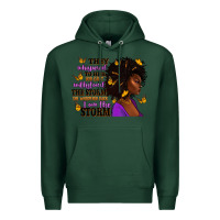Sports Green They whispered to her afro woman Premium Hoodie - RanaPortraitStore