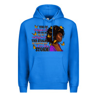 True Royal They whispered to her afro woman Premium Hoodie - RanaPortraitStore