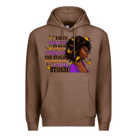 Chestnut They whispered to her afro woman Premium Hoodie - RanaPortraitStore