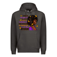 Smoke They whispered to her afro woman Premium Hoodie - RanaPortraitStore