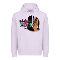 Lilac Unbothered mood 24:7 Premium Hoodie - RanaPortraitStore