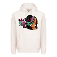 Pale Pink Unbothered mood 24:7 Premium Hoodie - RanaPortraitStore