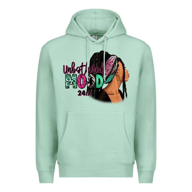 Unbothered Mood 24:7 Premium Hoodie by RanaPortraitStore | Teevron
