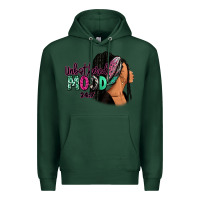 Sports Green Unbothered mood 24:7 Premium Hoodie - RanaPortraitStore
