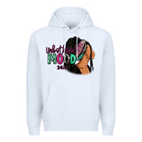 White Unbothered mood 24:7 Premium Hoodie - RanaPortraitStore