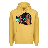 Antique Gold Unbothered mood 24:7 Premium Hoodie - RanaPortraitStore