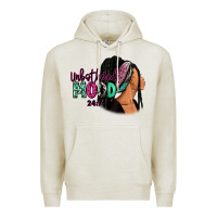 Oatmeal Heather Unbothered mood 24:7 Premium Hoodie - RanaPortraitStore