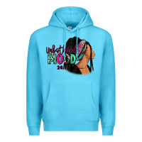 Ocean Blue Unbothered mood 24:7 Premium Hoodie - RanaPortraitStore