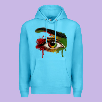 Watercolor Juneteenth Eyes Premium Hoodie Designed By Ranaportraitstore