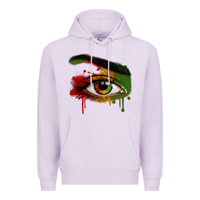 Watercolor Juneteenth Eyes Premium Hoodie by RanaPortraitStore | Teevron