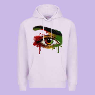 Watercolor Juneteenth Eyes Premium Hoodie Designed By Ranaportraitstore