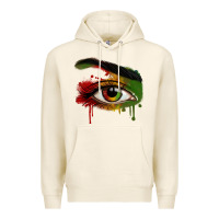 Tofu Watercolor Juneteenth eyes Premium Hoodie - RanaPortraitStore