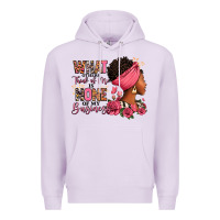 Lilac What other think of me is none of my business afro Premium Hoodie - RanaPortraitStore