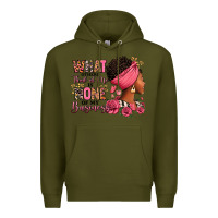 Army Green What other think of me is none of my business afro Premium Hoodie - RanaPortraitStore