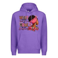 Purple What other think of me is none of my business afro Premium Hoodie - RanaPortraitStore