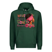 Sports Green What other think of me is none of my business afro Premium Hoodie - RanaPortraitStore