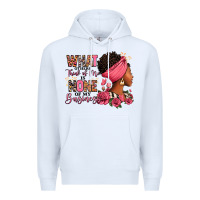 White What other think of me is none of my business afro Premium Hoodie - RanaPortraitStore